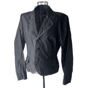 Vivienne Tam | Cropped Black Blazer